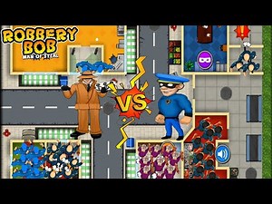 Robbery Bob #37 Use Two Super Thieves - Teleport Mine - Rotten Donut - Challenge