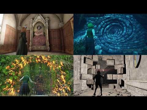 Hogwarts Legacy All Secret Hidden Room Animations