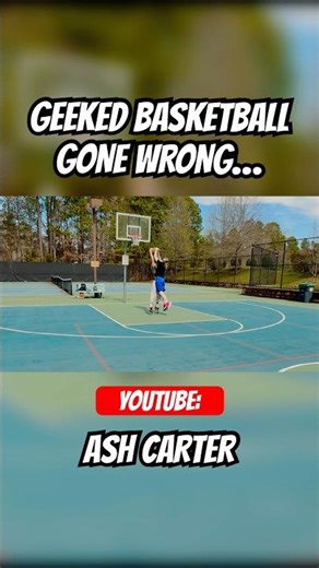 FULL VIDEO UP NOW! #youtube #basketball #shorts #funny #viral