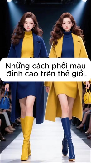 Cách phối màu quần áo đẹp và sành điệu