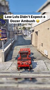 Low Lvls Didn't Expect a Dozer Ambush 😂#gtaviral #gtaonline #gta5online #gtacars #gta5 #reelsfbシ #GTAOnline #gta #GTARP #gtasanandreas #gta5clips | DonKevs