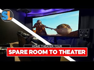 From Spare Bedroom to Home Theater! 7.5.4 Home Theater Tour