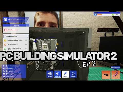 PC Building Simulator 2 PS5 - Career mode playthrough ep 2 unlocked some new trophies