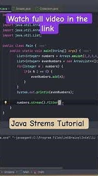 Java Streams Tutorial in tamil #tamilcoding #javaintamil
