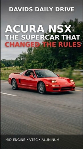 When Honda decided to rethink supercars. #AcuraNSX #HondaNSX #NSX #JDM #JDMcars #cartalk #cartok