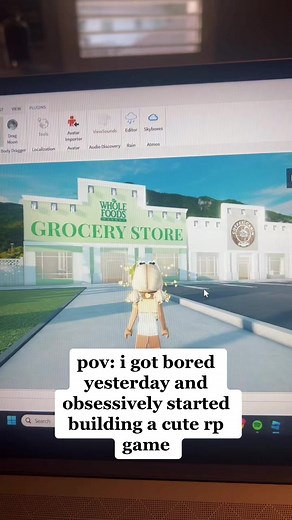 I love @Roblox Studio 🤭🤭. #roblox #robloxdev #robloxgames #robloxgame #robloxpreppy