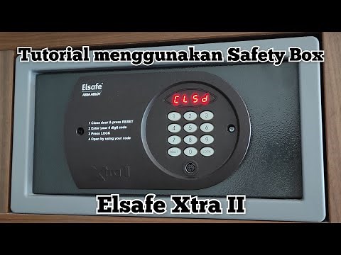 Tutorial Using Hotel Elsafe Xtra II Safety Box Assa Abloy | How To Use Elsafe Safety Box