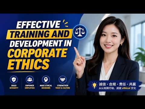 Effective Training and Development in Corporate Ethics (13 Minutes)