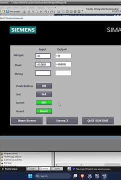 HMI Buttons Explained | How HMI Inputs Work in PLC | Siemens TIA Portal #shorts
