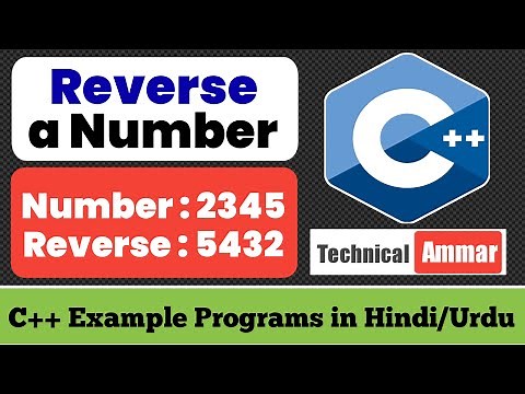 C++ Program to Reverse a Number using while loop | C++ Example Programs #39