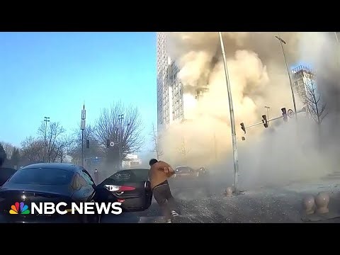 Deadly explosion at fried chicken shop in China caught on camera