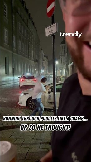 Man Almost Struck by Lightning After Hilarious Slip – Must Watch!