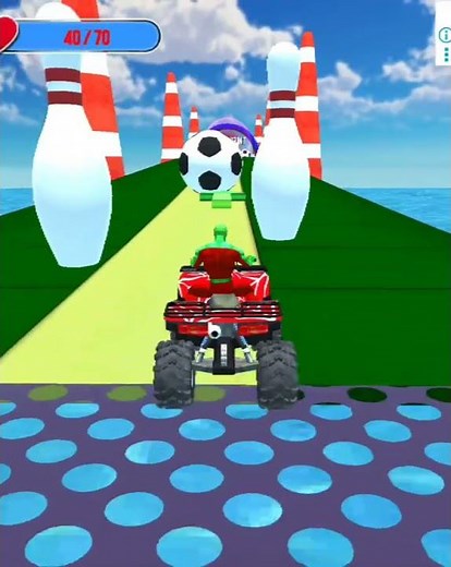 SPIDER MAN Riding Motorcycle in SPIRAL BRIDGE stunt ride #funny #game #games #bikegame