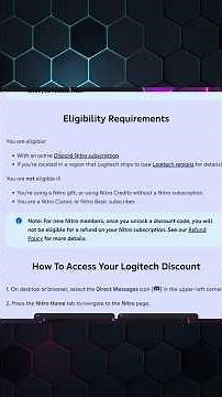 *FREE 1 MONTH NITRO* / logitech x discord #discord #nitro #logitech