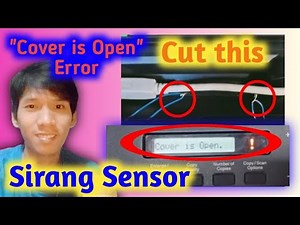 HOW TO Fix Broken Printer SENSOR/ "Cover is Open" Error(at home) || HowsTops