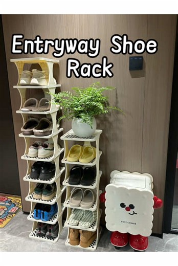 Organize Your Entryway with a Multi-Layer Shoe Rack