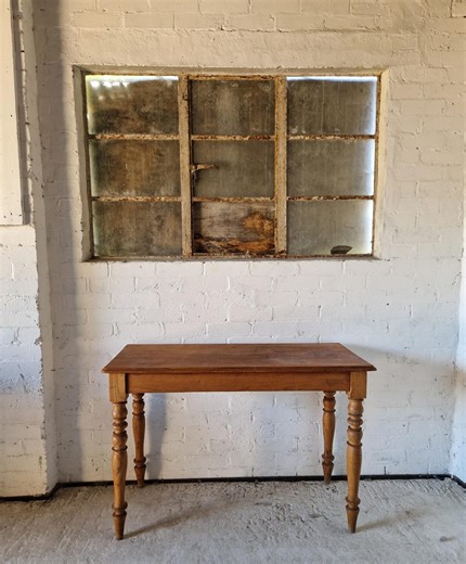 French Antique Elm Console Table - Etsy
