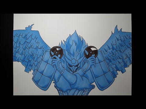How to draw Kakashi's Perfect Susanoo - Naruto (403)