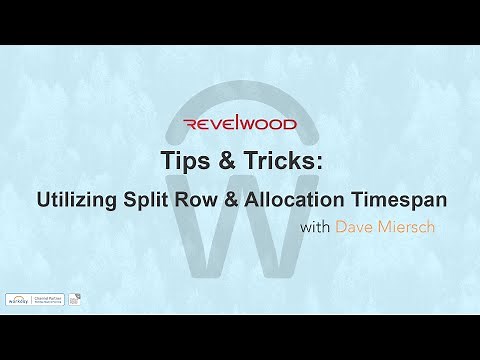 Utilizing Split Row and Allocation Timespan | Workday Adaptive Planning Tips from Revelwood