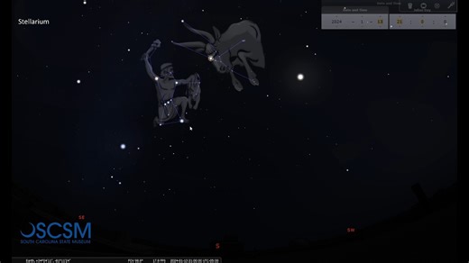 24 reactions | Explore our winter night sky (virtually) with planetarium manager Liz Klimek and learn about the return of Orion the Hunter and how he perpetually avoids Scorpius the Scorpion in the stars above! | South Carolina State Museum | Facebook