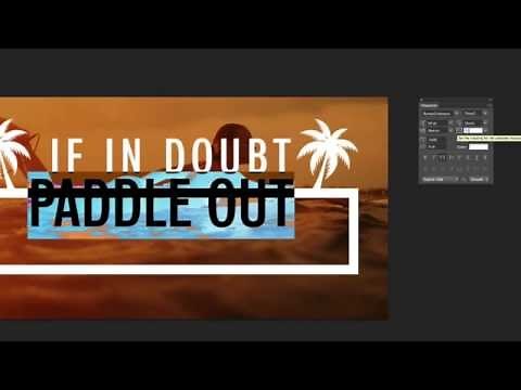 Photoshop Tutorial - Tracking Text