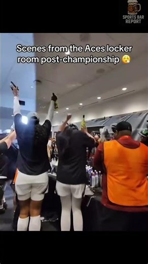 Las Vegas Aces WNBA Championship Locker Room Celebration!!