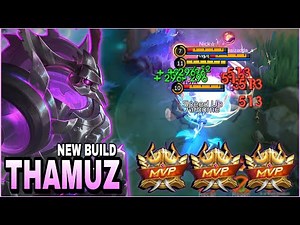 THAMUZ BEST BUILD 2024 | TOP 1 GLOBAL THAMUZ BUILD ~ MLBB