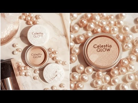 Celestia Glow ハイライター パールシャンパン 完全レビュー 自然なツヤ肌と高発色で顔立ちを美しく引き立てる