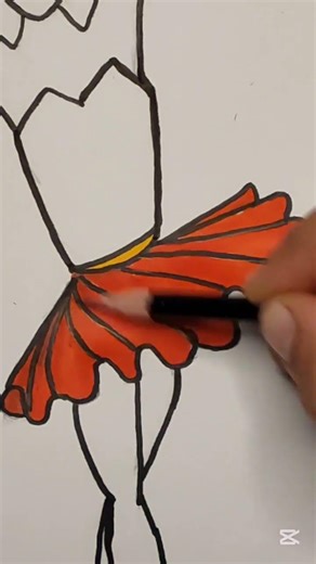 Ballet dancer drawing 🩰