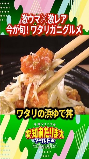激ウマ×激レア 今が旬！ワタリガニグルメ【愛知あたりまえ】