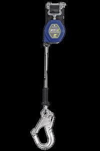 8' FT-X® Cable Class 2 Leading Edge Personal SRL-P, Single-leg with Aluminum Rebar Hook