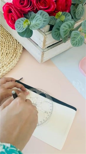 Tracing embroidery pattern to fabric |‪@Thebloomingthreads‬ #shorts #embroideryshorts