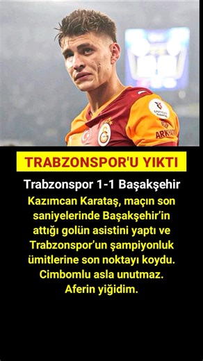 Kazımcan Karataş Trabzonspor'u Bitirdi #football