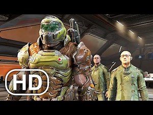 Doom Eternal The Ancient Gods Doomguy Meets His Fanboy Scene 4K ULTRA HD