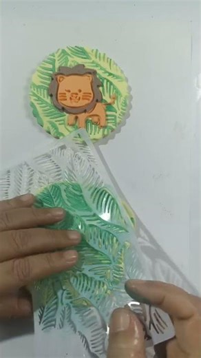 DIY Lion King easy clay art #shorts #diy #art