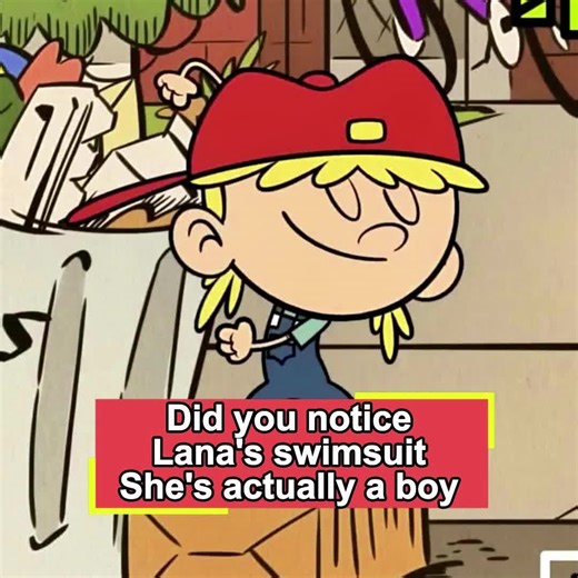 Did you notice Lana's swimsuit? She's actually a boy#TikTokStillHitsContest#theloudhouse#lanaloud#animation#cartoon#usa#fyp#foryou