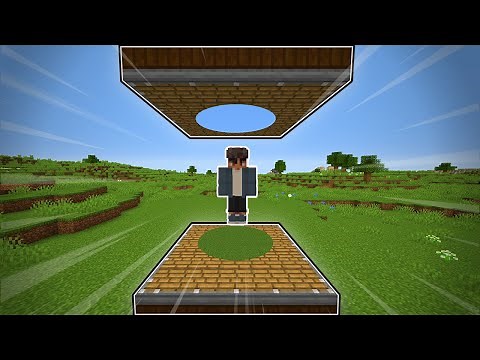 Moving Portals in Minecraft (CREATE mod)...