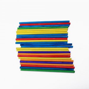 [Hot Item] Kids Multi-Colored Early Teaching Arithmetic Sticks Math Manipulatives Intellectual Wooden Sticks Educational Toys