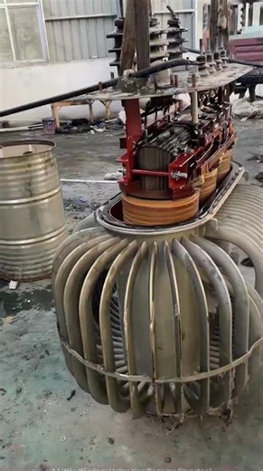 Transformer Interior Revealed: Step-by-Step Unwinding of Winding