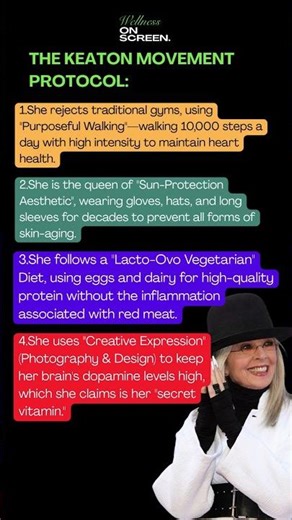 The Diane Keaton Movement Protocol Aging Her Own Way 🎩✨