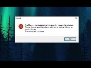 FiveM how to Fix (Please Change your Windows setting to not run FiveM)