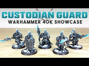 CUSTOM Painting Showcase: Custodian Guard Warhammer 40k Kill Team