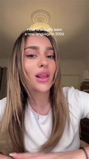 This is how you actually start learning a new language in 2026 #learningontiktok #languagelesson #languagetips #multilingual #learninganewlanguage