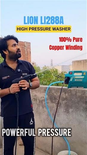 Lion LI288A 2000W 160 Bar Real Test 😱 Best Heavy Duty Copper Winding High Pressure Washer 🔥 #shorts