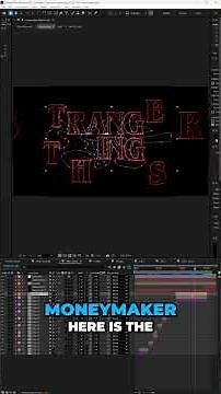 Free Stranger Things Intro Template! #shorts