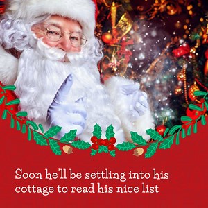 Santa visits at Almond Valley | Almond Valley Heritage Centre