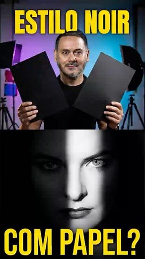Lighting trick for a Noir-style portrait!