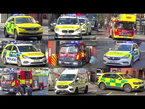 - Emergency Vehicles Responding Code 3 in London -