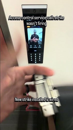 Access Control Service Call: Door Strike Replacement