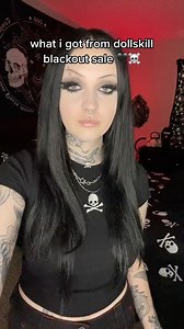3.7K views · 71 reactions | unboxing our Blackout Sale haul  whats ur favorite look?  Up to 60% off Everything Black ENDING SOON  https://www.dollskill.com/collections/black-aesthetic tiktok @horrorhailey | Dolls Kill | Facebook